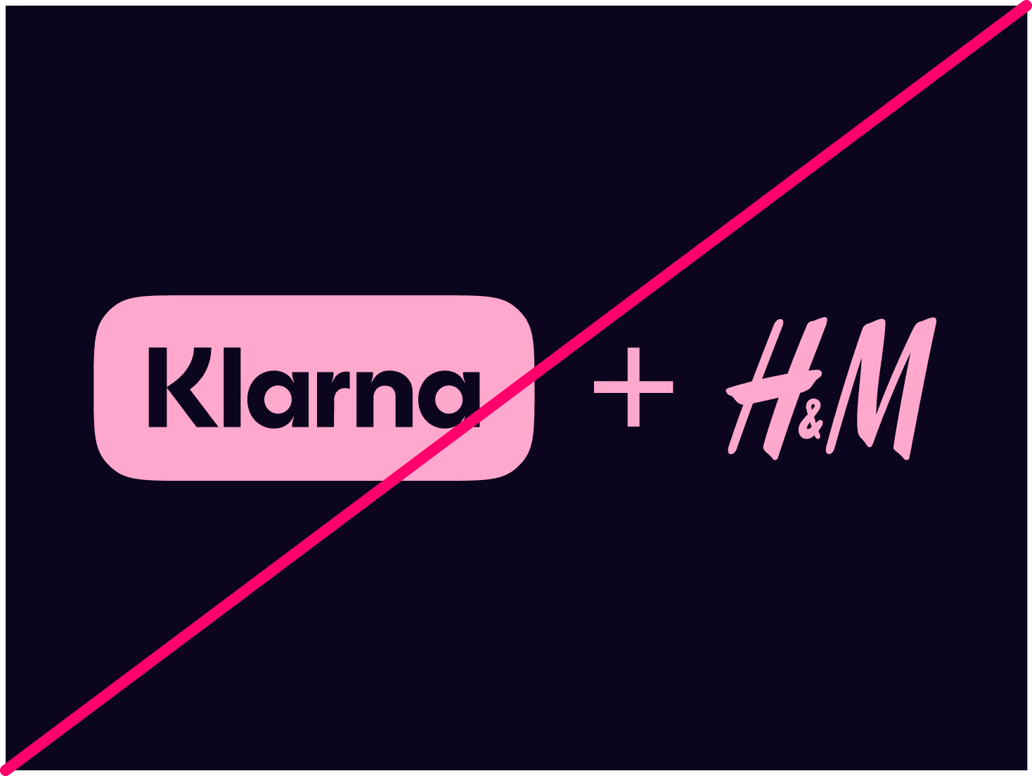 Klarna h&m hot sale
